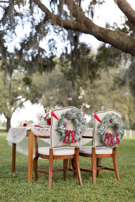 Wedding chairs are often an ignored aspect of decoration, especially in india. 14 Fabulously Festive Christmas Wedding Ideas | weddingsonline