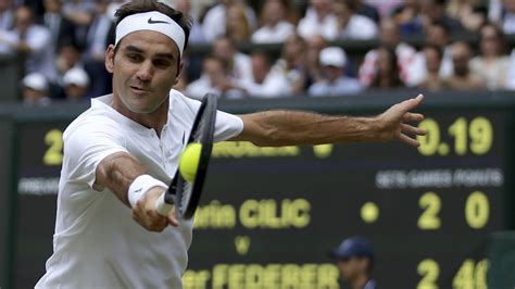 Federer Seizes Record 8th Wimbledon Title Beating Cilic In Straight