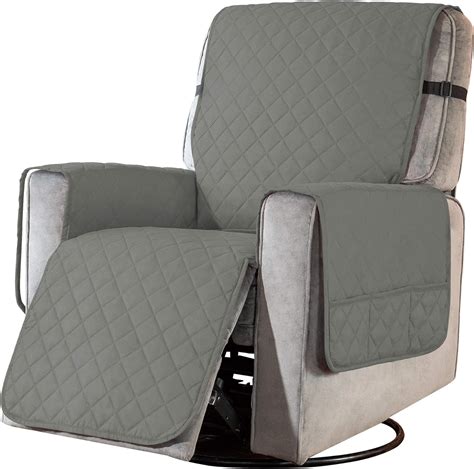 Recliner Slipcovers Small Khaki Subrtex Recliner Chair Cover Fitted