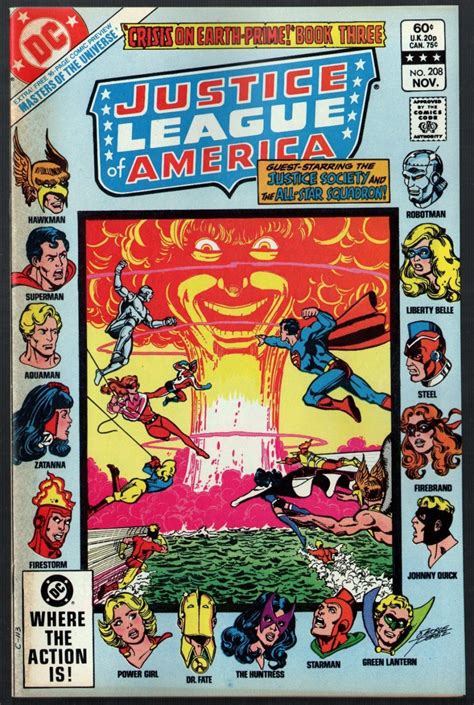 Justice League Of America 208 Fnvf 70 Jsa X Over Crisis On Earth