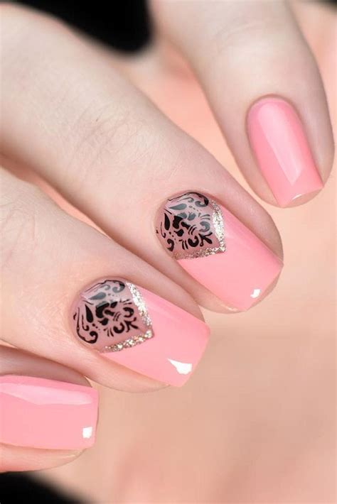 Daily Charm Over 50 Designs For Perfect Pink Nails Pink Manicure