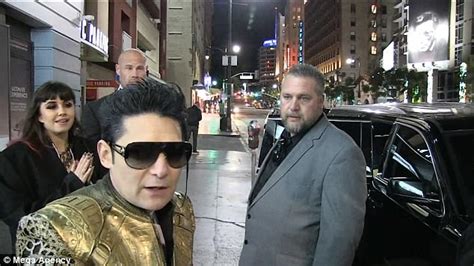 Corey Feldman At Corbin Nash Premiere With Courtney Anne Mitchell