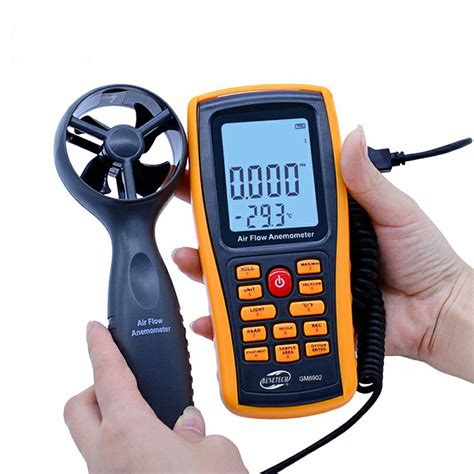 Gm8902 0 45ms Digital Anemometer Wind Speed Meter Air Volume Ambient