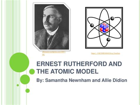 Ppt Ernest Rutherford And The Atomic Model Powerpoint