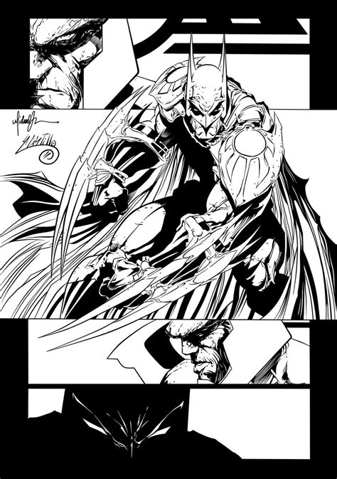 Batman Vs Darkseid Page Ink1 By Digital Inkz On Deviantart