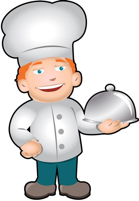 Clipart Chef Cuisinier Cuisine Clipart Of A Smiling C