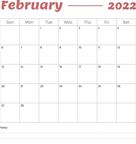 Calendario Planificador Mensual Febrero 2022 Png Febrero 2022 Plan