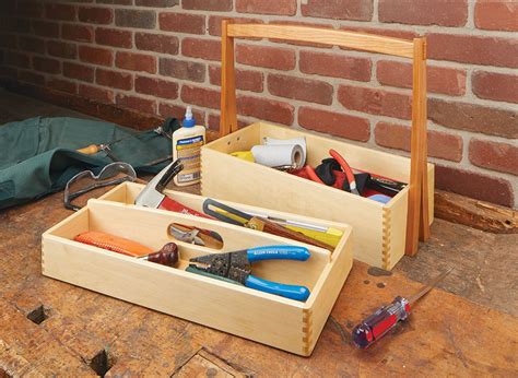 Stackable Tool Tote Woodworking Project Woodsmith Plans