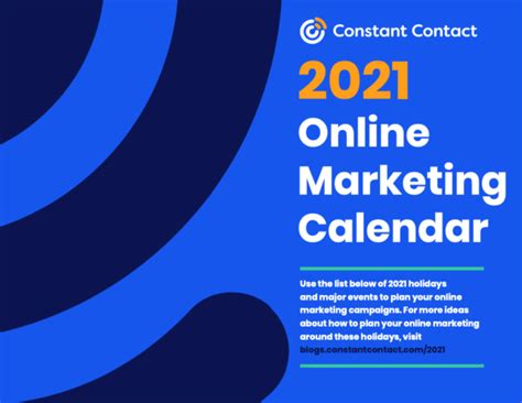 It includes eight core modules of relevant coursework that are. 2021 Online Marketing Calendar: Free Template and Full ...