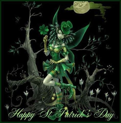 Happy St Patricks Day Irish Fairy Fairy Pictures Fairy Art