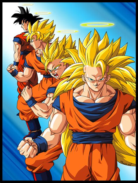 Goku Transformation By Tadayoshi12 On Deviantart