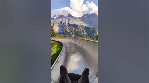 Oeschinensee Rodelbahn Kandersteg Switzerland Youtube