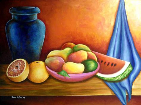 Still Life Of Fruits Painting By Owen Lafon