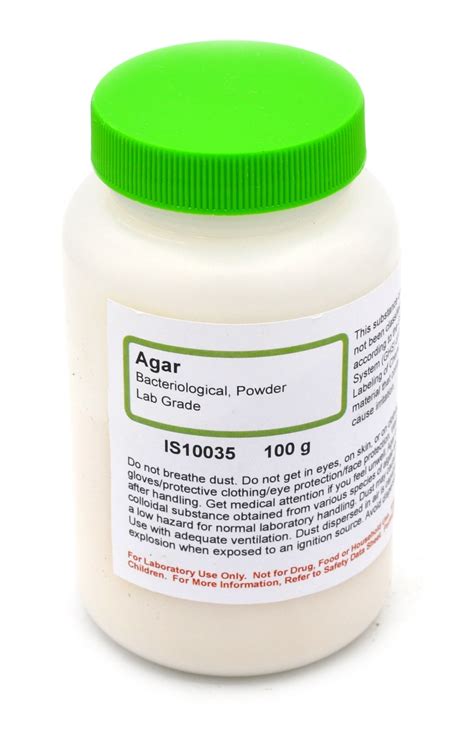 Laboratory Grade Agar Powder 100g The Curated Chemical Collection