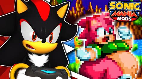 Shadow Plays Amy Xl Best Mod Ever Sonic Mania Mod Youtube