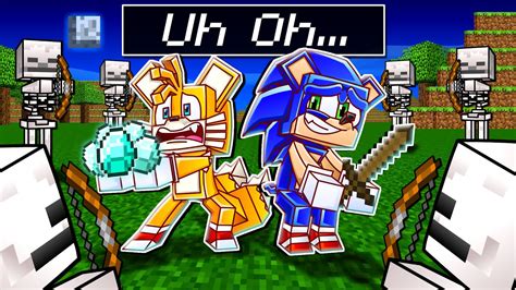 Sonic And Tails Life In Minecraft Sonic Minecraft Stories Realtime