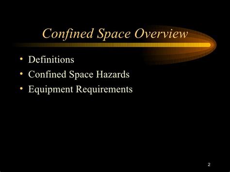 Confined Space Ppt