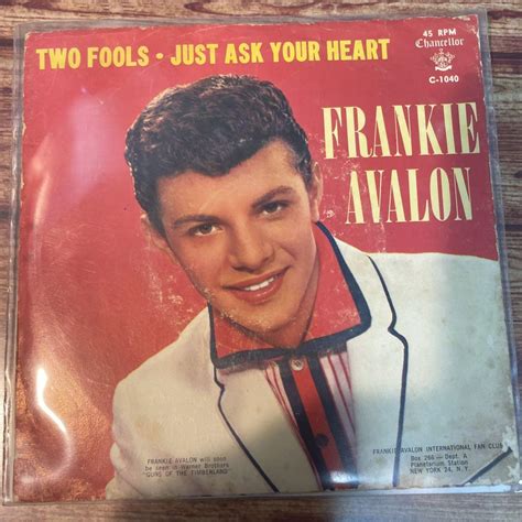 Frankie Avalon Just Ask Your Heart メルカリ