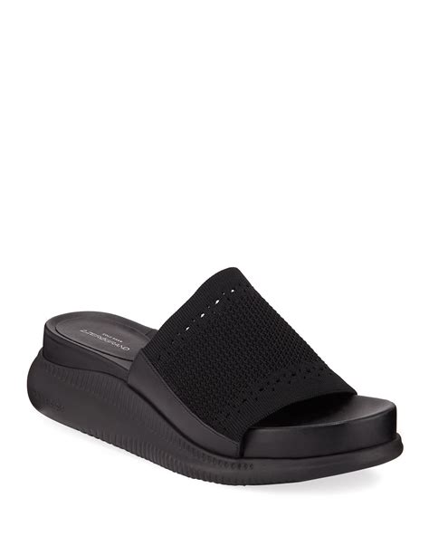 Cole Haan Zerogrand Stitchlite Platform Slide Sandals Neiman Marcus