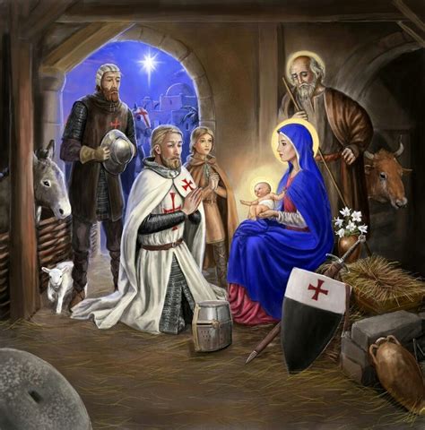 The knights templar began when a group of nine french knights came to jerusalem in the year 1118 a.d. Pin on Christmas nativity