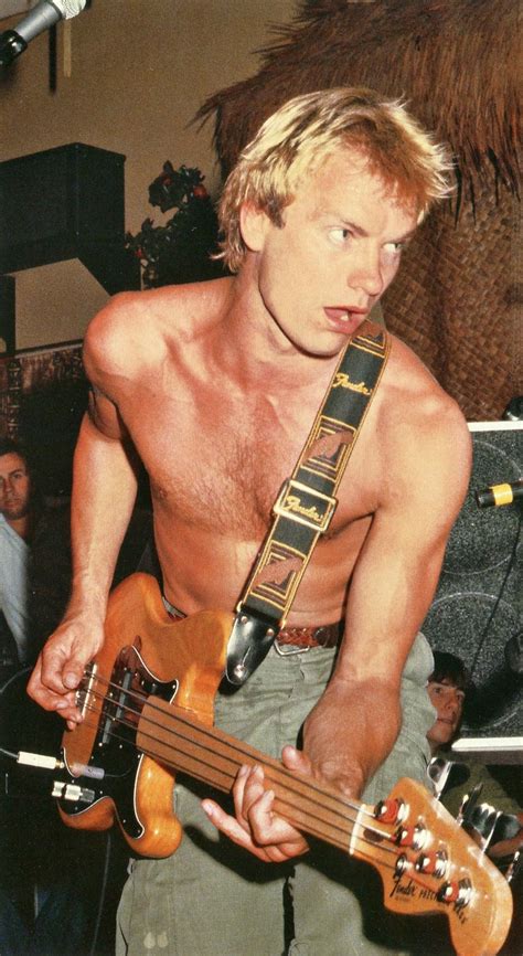 Sting At Madame Wongs In Los Angeles Photographed By Jenny Lens 1979