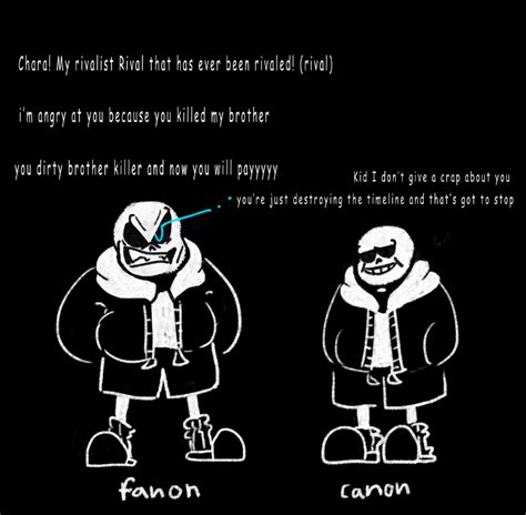 Fanon And Canon Sans In The No Mercy Run Rundertale