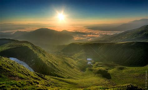 Beautiful Landscapes Of Ukrainian Carpathians Mountains