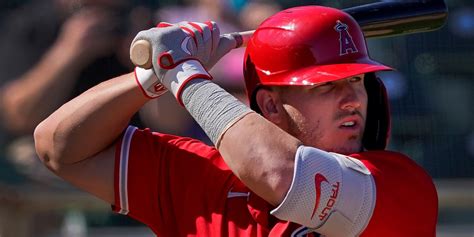 Mike Trout Blasts First Spring Hr Flipboard