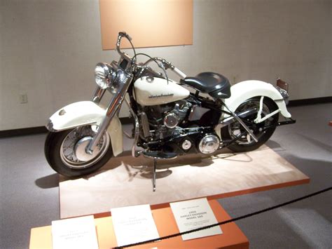 A 1955 Haley Davidson 165 From The Harley Heaven Exhibition At The