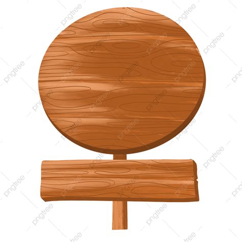 Wooden Signboard Png Transparent Circle Wooden Signboard Circle Sign