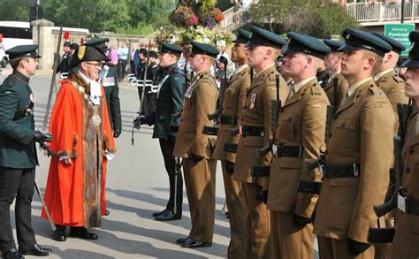 Pictures And Video The Rifles Regiment Given Freedom Of Shrewsbury