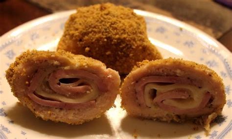 This quick, easy version keeps the flavors the same, but skips the fussy layering and breading steps. Chicken Cordon Blue rolls (remake) Recipe | SparkRecipes