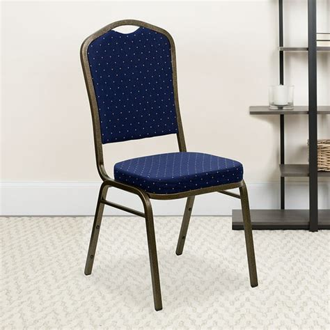 Flash Furniture Hercules Series Crown Back Stacking Banquet Chair In