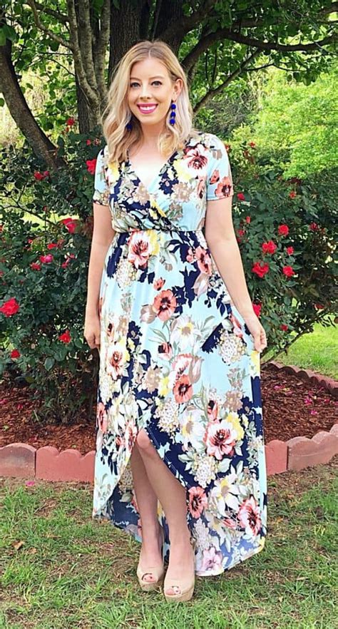 Beautiful Spring Floral Maxi Dress Kindly Unspoken