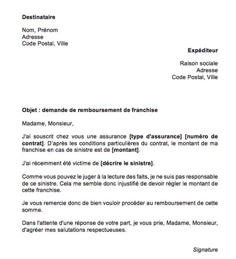 Lettre De Demande De Remboursement De Facture Modele De Lettre Type