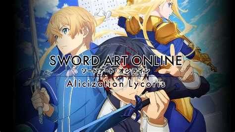 Sword Art Online Alicization Lycoris Releases Today On Steam Ps4 And