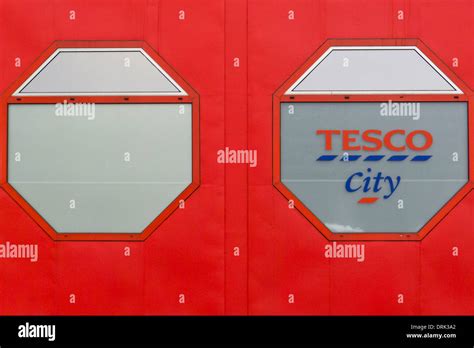 Tesco Store Logo Stock Photo Alamy