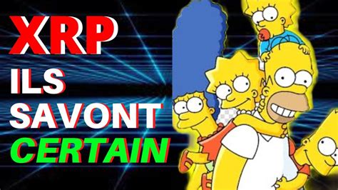 Ripple Xrp ActualitÉs Les Simpsons Ont Prédit Que Ripple Allait Gagner