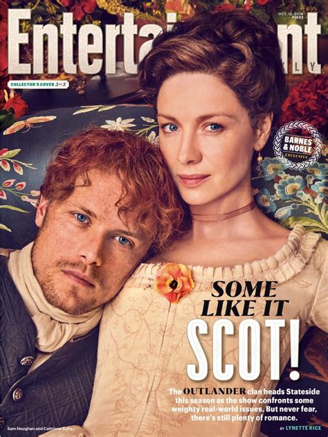 Outlander Claire And Jamie Fraser At Entertainment Weekly Cover