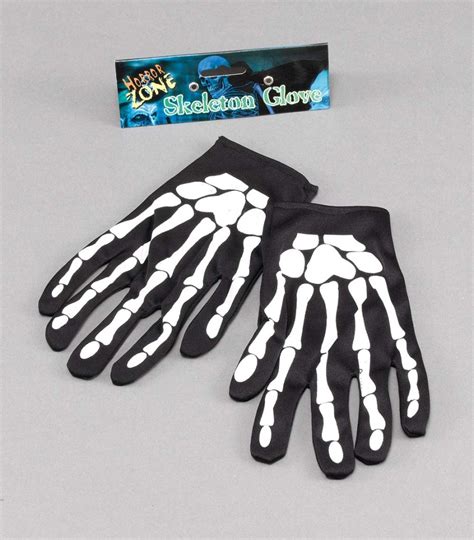 Adult Skeleton Gloves Halloween Skull Grim Reaper Pageant Party