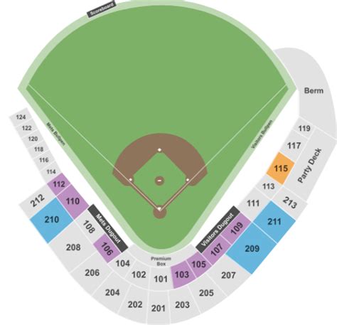 St Lucie Mets Stadium Seating Chart Elcho Table