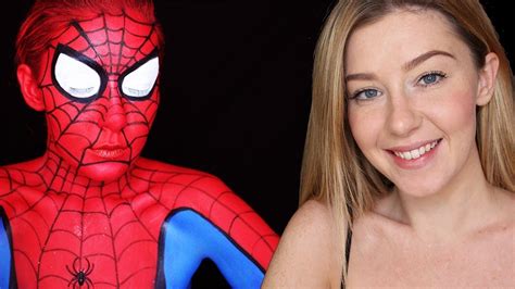 Spiderman Makeup Tutorial My Spidey Senses Are Tingling Youtube