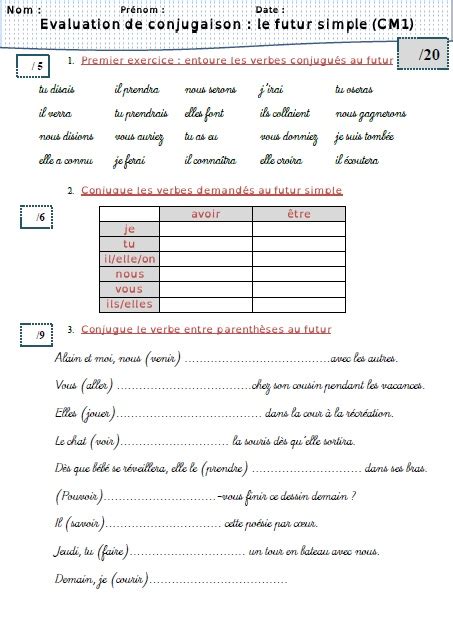 Ce fichier d'exercices pour l'élève aborde les notions essentielles en conjugaison pour les deux années du cours moyen. conjugaison | MA MAITRESSE DE CM1-CM2