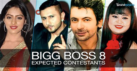 Bigg Boss 8 Most Expected Contestants List Brandsynario