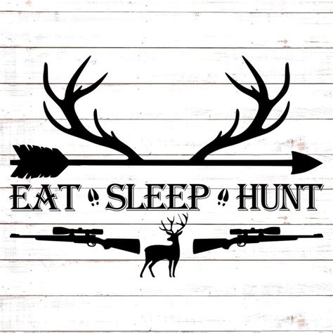 Eat Sleep Hunt | Cricut free, Svg free files, Cricut svg files free