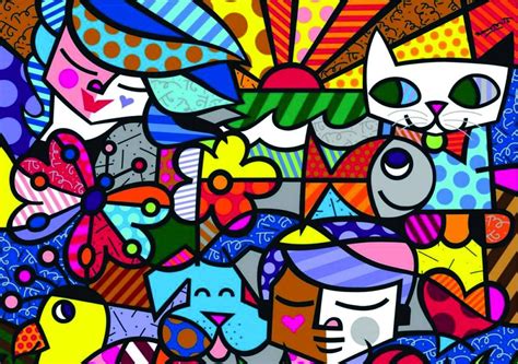 Romero Britto E La Sua Arte Neo Pop Tra Graffiti Quadri E Oggetti Di Design Con Immagini