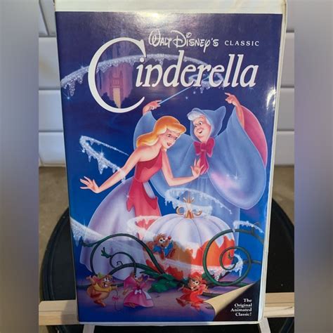 Disney Media Vintage Walt Disneys Cinderella Vhs Poshmark