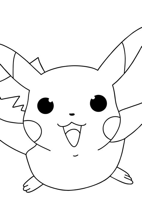 Tegning Til Fargelegging Pok Mon Xy Pikachu Online Og Skrive Ut