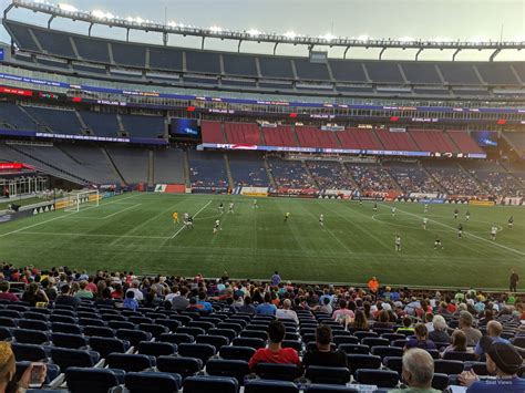 Section 112 at Gillette Stadium - New England Revolution