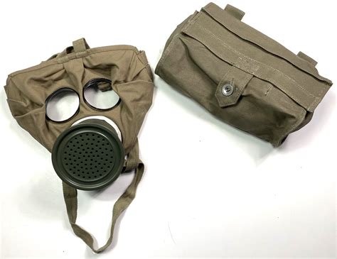 m1915 combat gas mask gummimask and carry bag man the line
